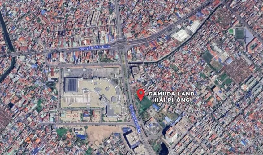 Dự án Ambience Hải Phòng nằm trên trục Võ Nguyên Giáp, đối diện Aeon Mall Hải Phòng Lê Chân