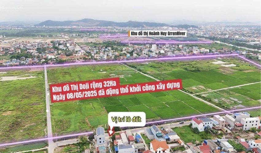 Doji Emerald Symphony là khu đô thị sinh thái nằm bên sông Hòn Ngọc