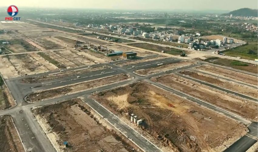 Tiến độ xây dựng mới nhất của Hoàng Huy Green River